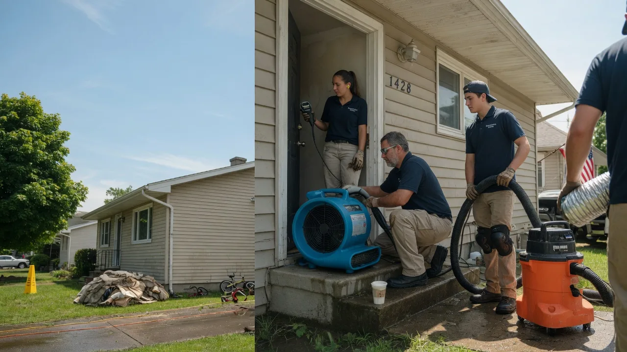 Water Damage Restoration in New Waverly, IN near me